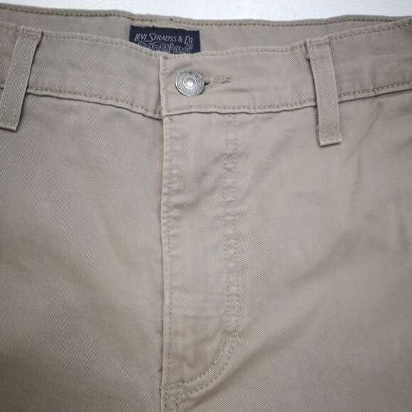 Levi's Men's Size 30/32 Slim Straight Beige Cotton Blend Casual Pants - Picture 11 of 14